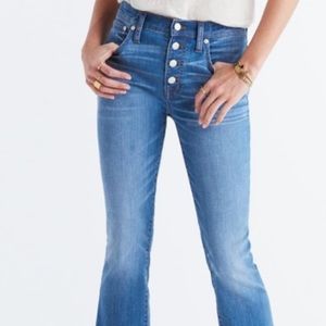 MADEWELL CAMI DEMI BOOT BUTTONFLY JEANS